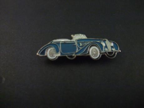 Delahaye 135 MS luxe auto oldtimer blauw